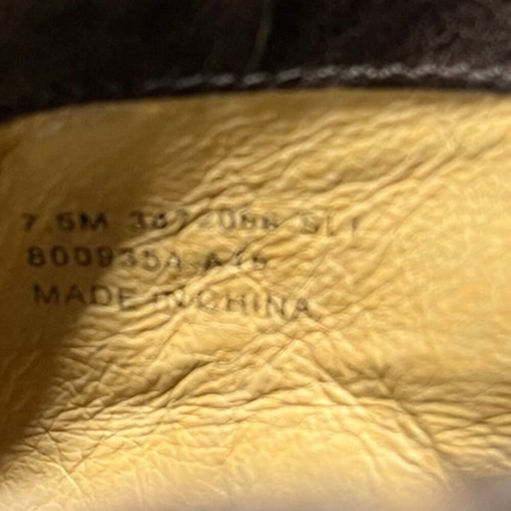 Womens Frye Renee Seam 3470649-BRN Leather Western Ankle Boot 7.5M Brown Cowgirl - Picture 6 of 6